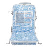 KATTBJÖRN Schulrucksack Classic Eat My Style Vordertasche Innenansicht blaues Design