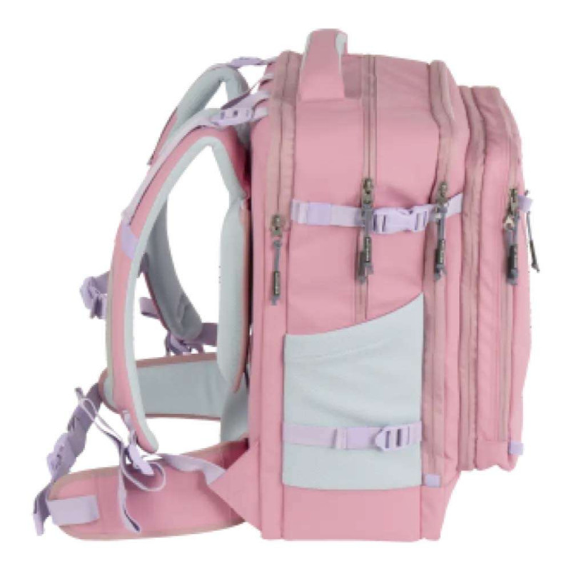 KATTBJÖRN Schulrucksack Classic Very Berry seitlich
