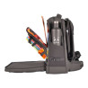 KATTBJÖRN Schulrucksack Classic Flashlight seitlich mit Fächer