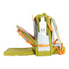 KATTBJÖRN Schulrucksack Classic Explorer seitlich Fächer