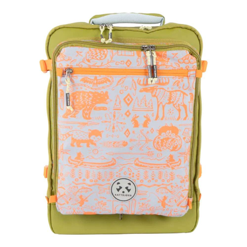 KATTBJÖRN Schulrucksack Classic Explorer Vorderseite design