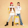 KATTBJÖRN Schulrucksack Classic Late Summer mit Mädchen