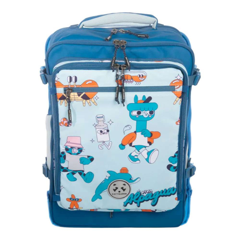 KATTBJÖRN Schulrucksack Classic Viva Alpagua Vorderseite