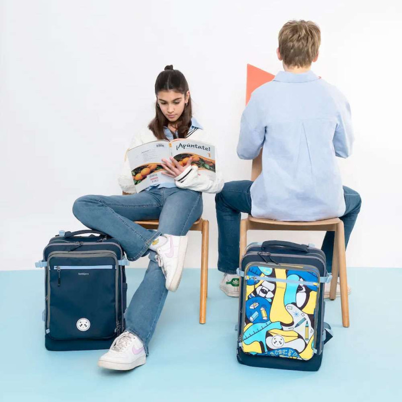 KATTBJÖRN Schulrucksack Classic Mind Gamer mit Kindern
