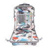 KATTBJÖRN Schulrucksack Classic Outer Space Vordertasche offen gefüllt