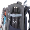KATTBJÖRN Schulrucksack Classic Outer Space seitlich Trinkflasche