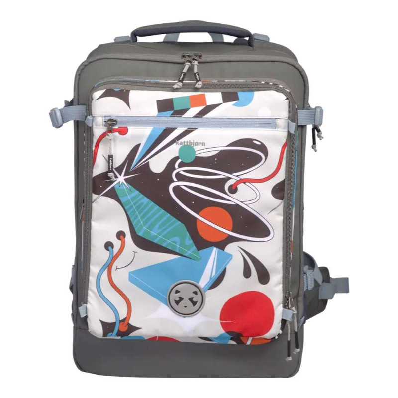 KATTBJÖRN Schulrucksack Classic Outer Space Vorderseite design