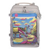 KATTBJÖRN Schulrucksack Classic Urban Jungle Vordertasche design