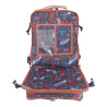 KATTBJÖRN Schulrucksack Classic Mystic Nature Vordertasche offen