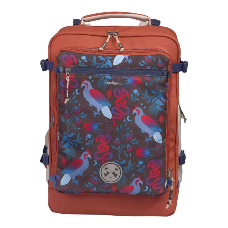KATTBJÖRN Schulrucksack Classic Mystic Nature Vorderseite design