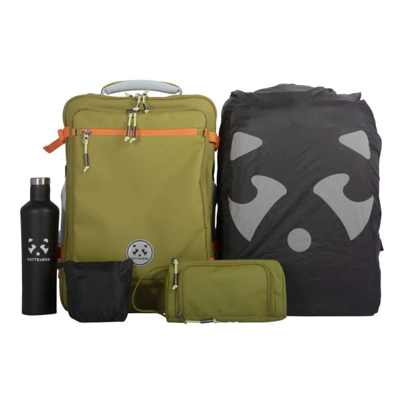 KATTBJÖRN Schulrucksack Classic Explorer im Set