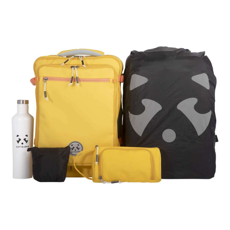 KATTBJÖRN Schulrucksack Classic Late Summer Set