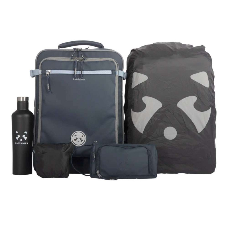 KATTBJÖRN Schulrucksack Classic Mind Gamer Set