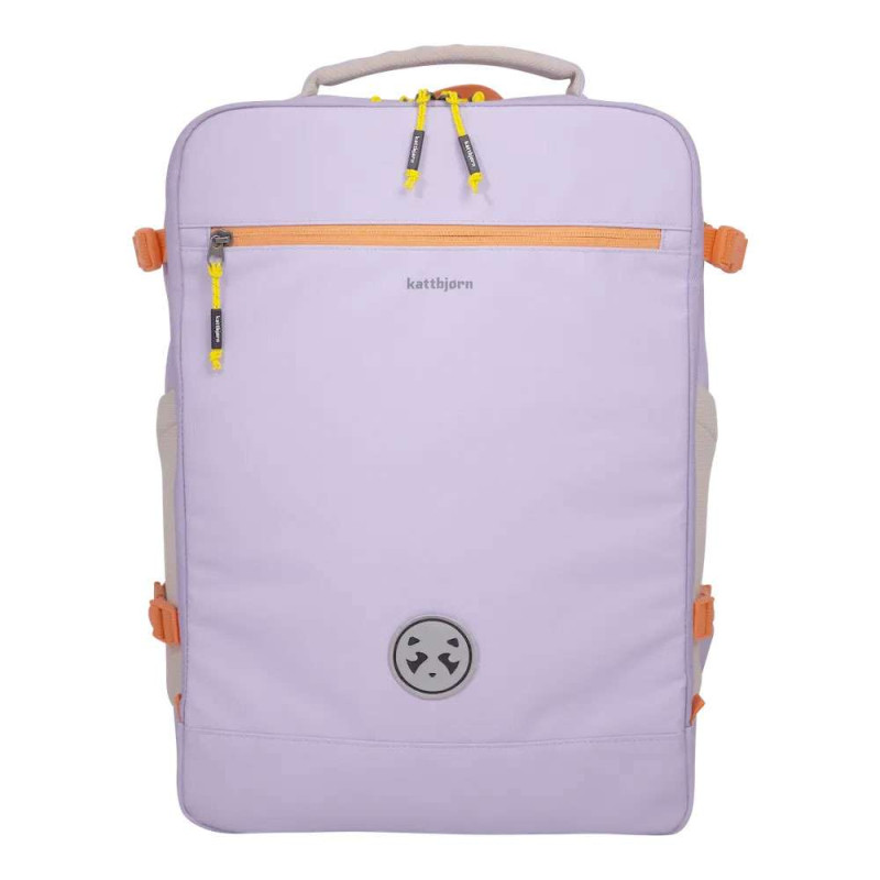 KATTBJÖRN Schulrucksack Light Purple Power Vorderseite