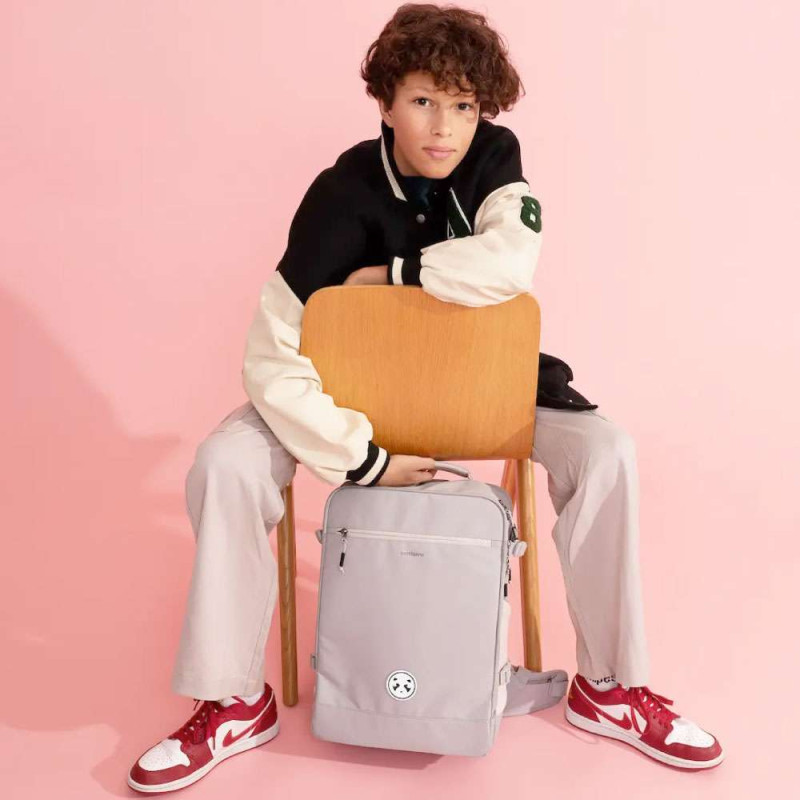 KATTBJÖRN Schulrucksack Light Urban Jungle mit Kind