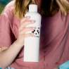 KATTBJÖRN Trinkflasche 500 ml weiß mit Mädchen
