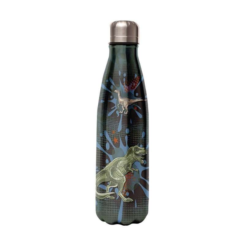 XANADOO Edelstahl Trinkflasche Dinosaurier1