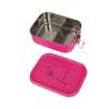 XANADOO Edelstahl Brotdose Neonpink Tattoo2