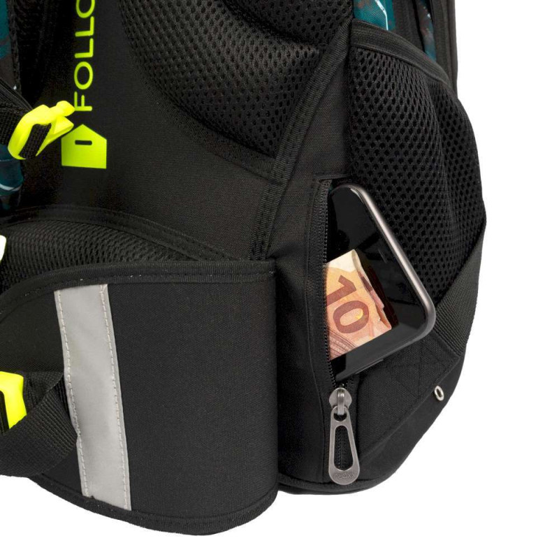 NEOXX Schulrucksack Active Pro Flash yourself Seitentasche