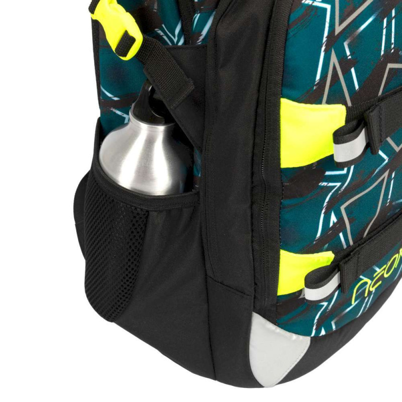 NEOXX Schulrucksack Active Pro Flash yourself Trinkflasche