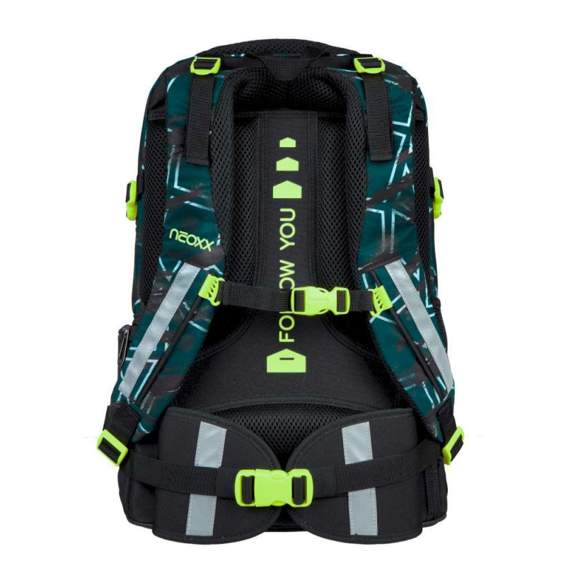 NEOXX Schulrucksack Active Pro Flash yourself Rückenpolsterung