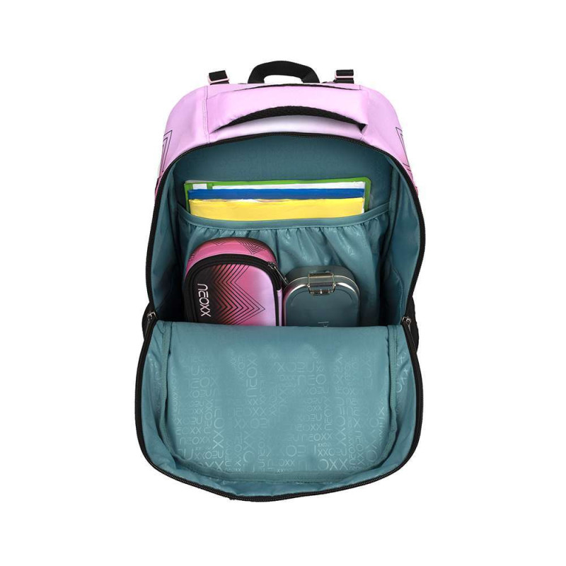 NEOXX Schulrucksack Active Pro Sweet like sunset Innenfach groß