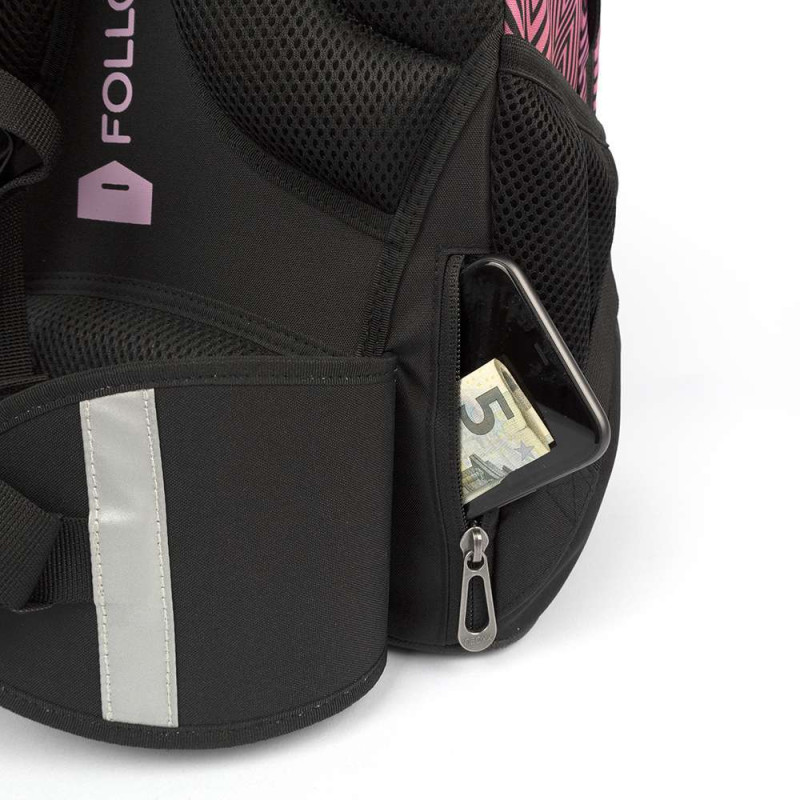 NEOXX Schulrucksack Active Pro Sweet like sunset Seitenfach
