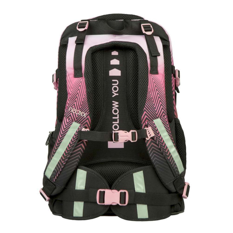 NEOXX Schulrucksack Active Pro Sweet like sunset Rückenpolsterung