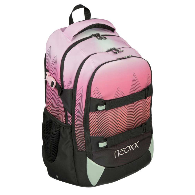 NEOXX Schulrucksack Active Pro Sweet like sunset Vorderseite seitlich
