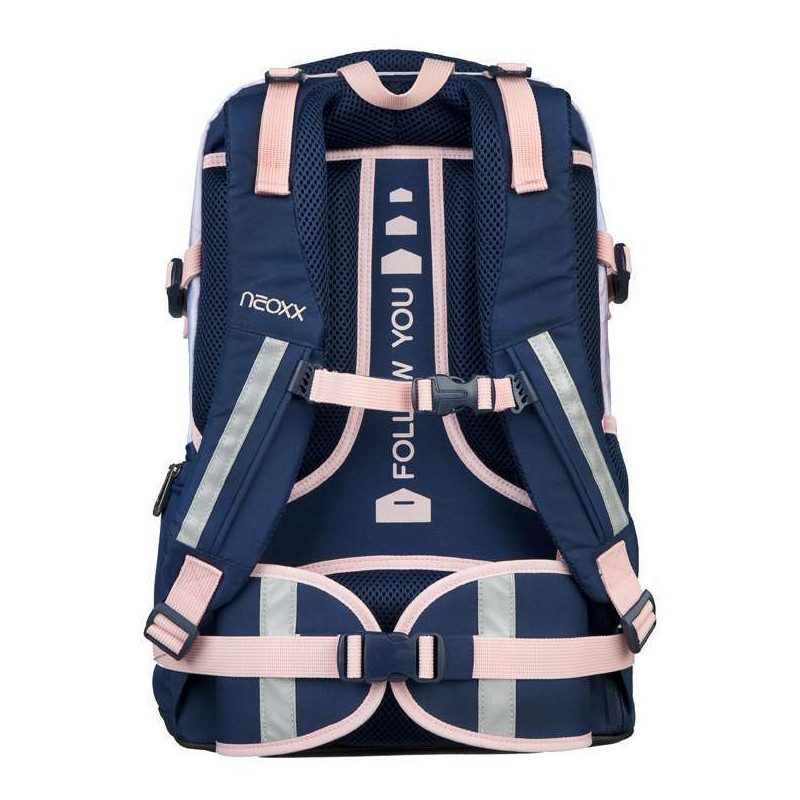 NEOXX Schulrucksack Active Pro  Dreaming of pastel Rückenpolsterung