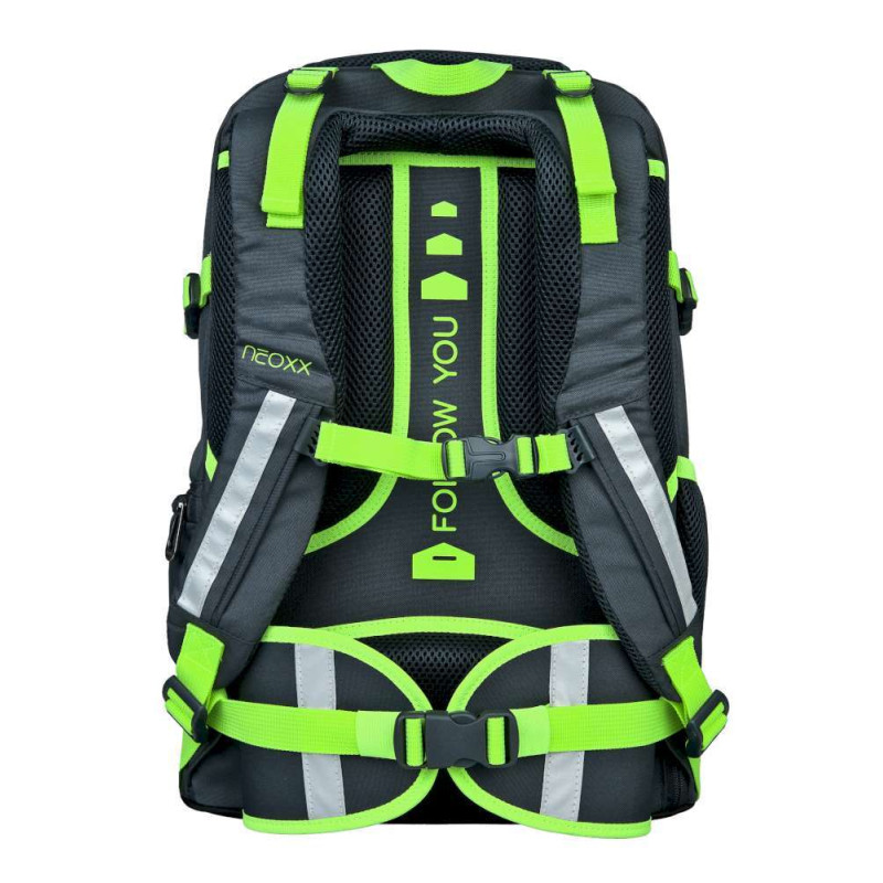 NEOXX Schulrucksack Active Pro  BOOM! Rückenpolsterung