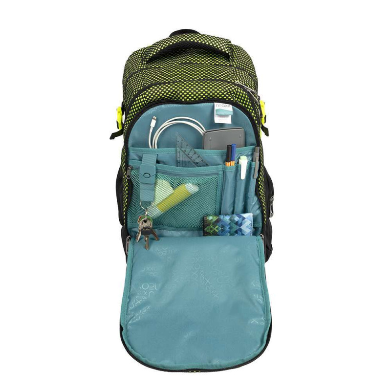 NEOXX Schulrucksack Active Pro All about Neon Vordertasche