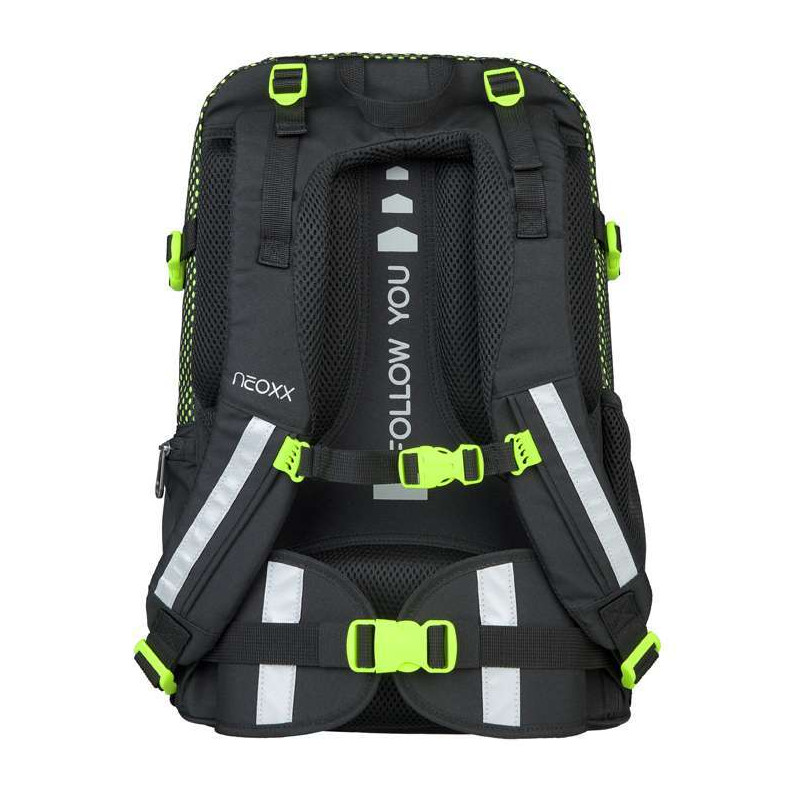 NEOXX Schulrucksack Active Pro All about Neon Rückenpolsterung
