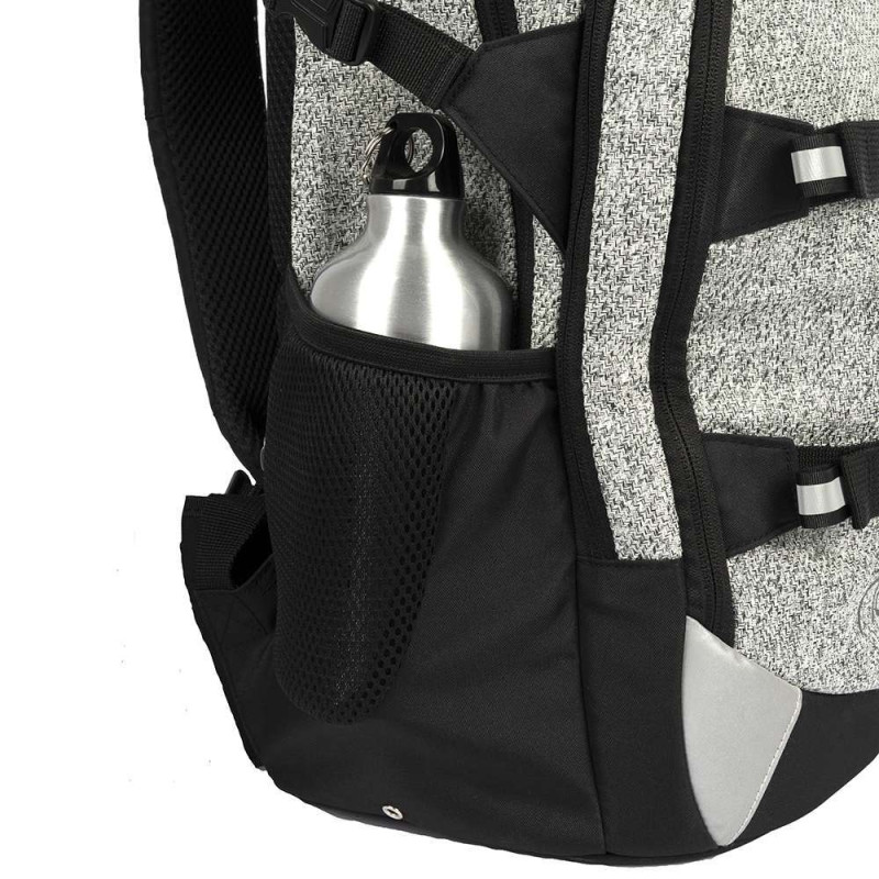 NEOXX Schulrucksack Active Pro Wool the World Trinkflasche