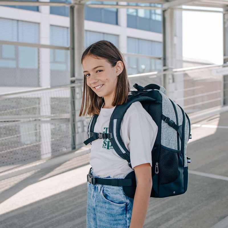 NEOXX Schulrucksack Active Pro Wool the World mit Kind