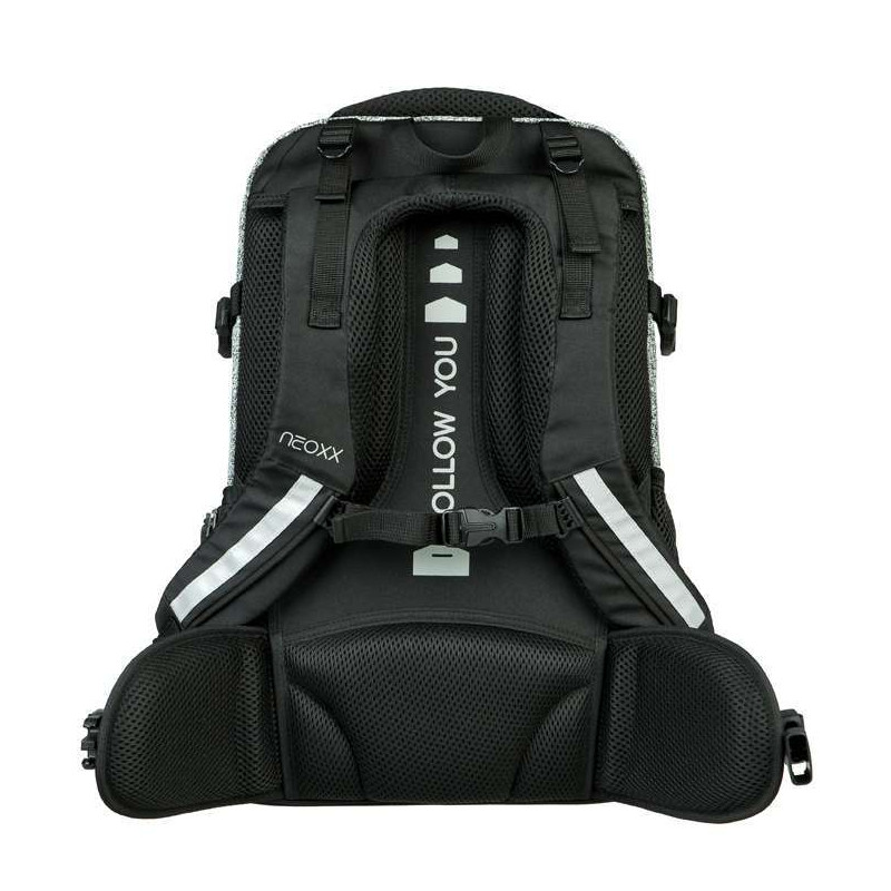 NEOXX Schulrucksack Active Pro Wool the World Rückseite