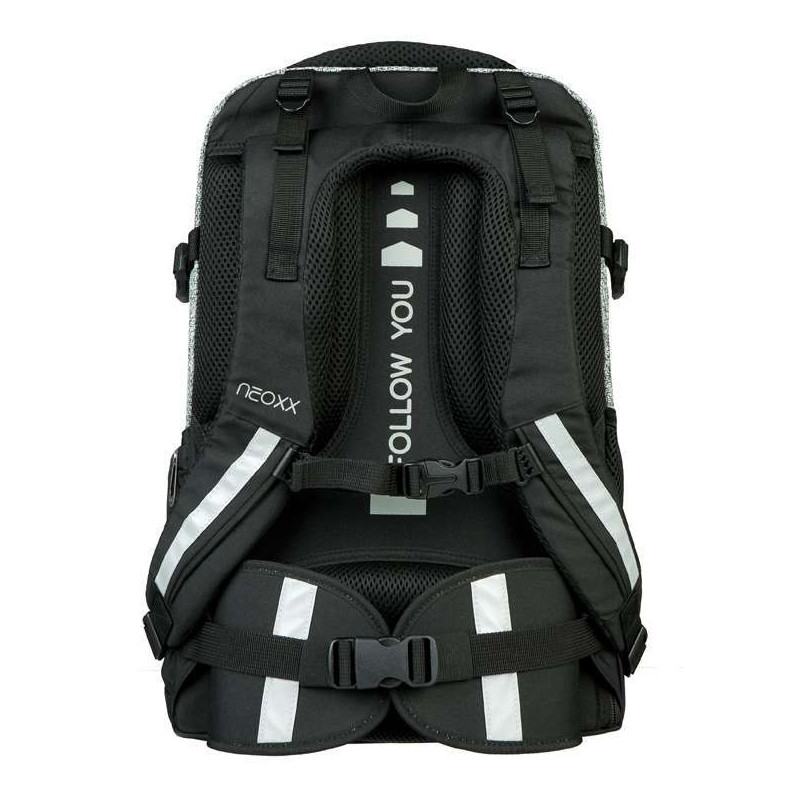 NEOXX Schulrucksack Active Pro Wool the World Rückenpolsteriung