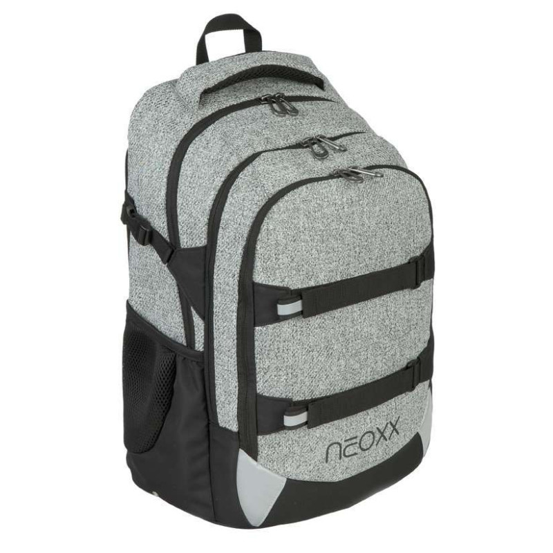 NEOXX Schulrucksack Active Pro Wool the World Vorderseite seitlich