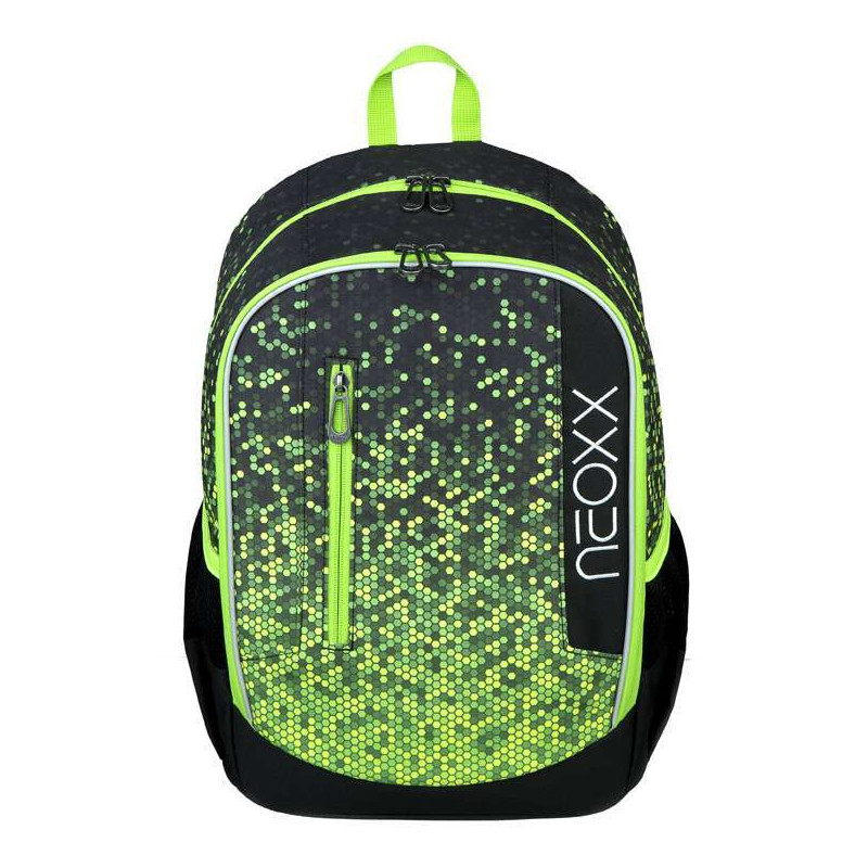 NEOXX Schulrucksack Flow Pixel in my mind Vorderseite