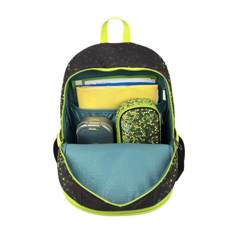NEOXX Schulrucksack Flow Pixel in my mind Innenfach groß