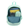 NEOXX Schulrucksack Flow Mint to be Innenfach groß