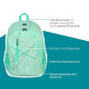 NEOXX Schulrucksack Flow Mint to be Erklärung highlight