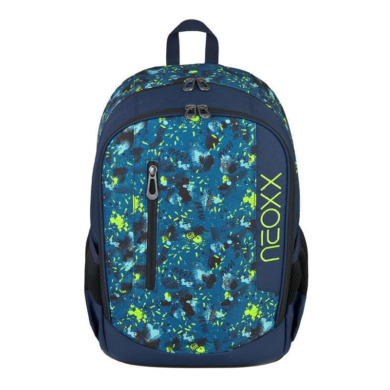 NEOXX Schulrucksack Flow Petrol extreme Vorderseite