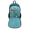 NEOXX Schulrucksack Flow Petrol extreme Vordertasche