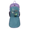 NEOXX Schulrucksack Flow Glitterally perfect Vordertasche