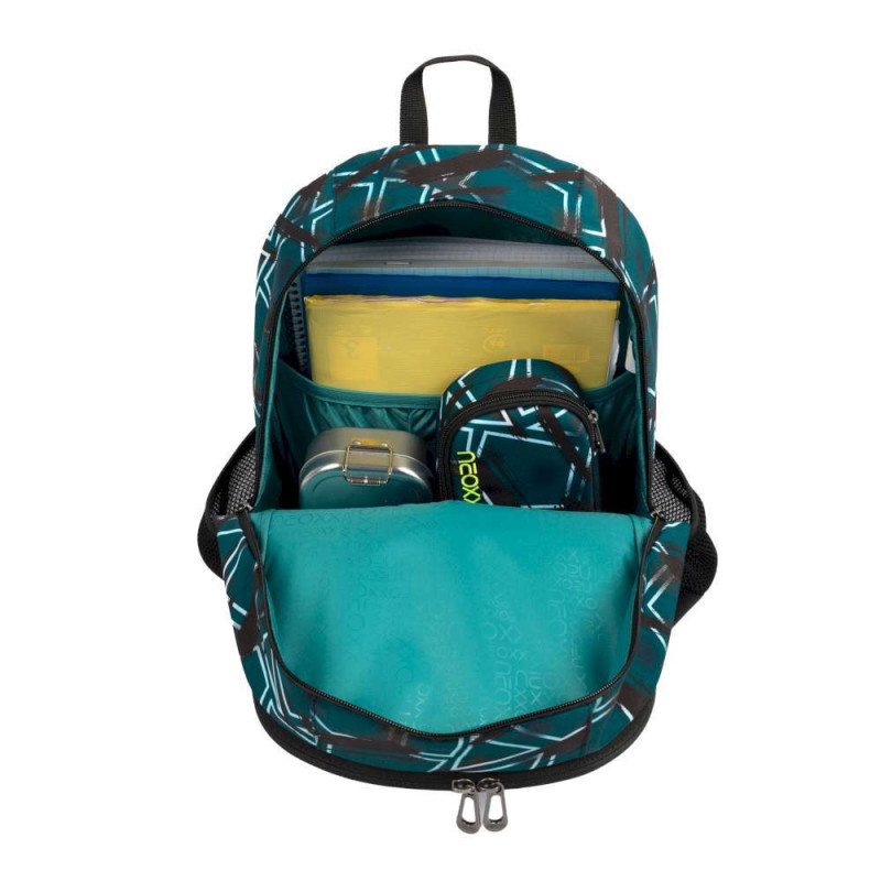 NEOXX Schulrucksack Flow Flash yourself Innenfach groß