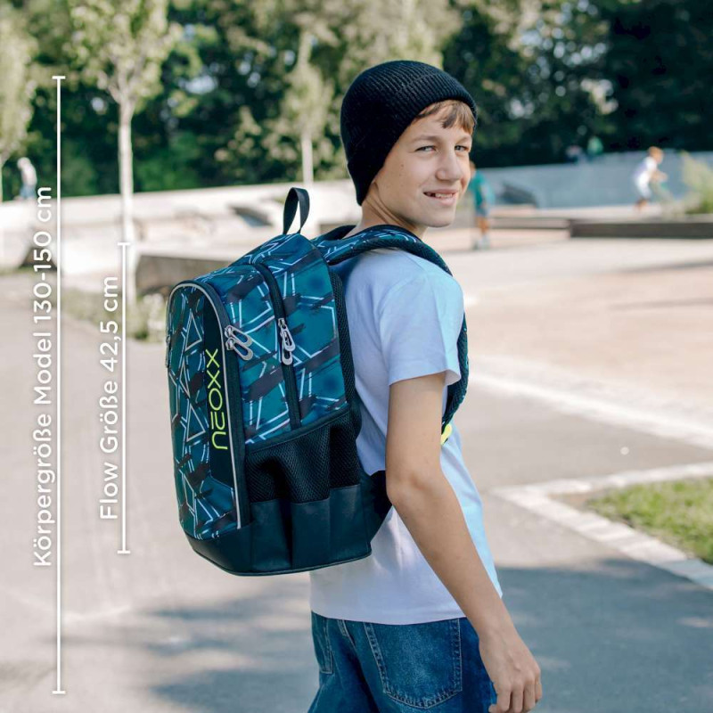 NEOXX Schulrucksack Flow Flash yourself mit Kind