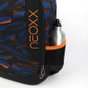 NEOXX Schulrucksack Flow Streetlight Runner Trinkflasche