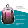 NEOXX Schulrucksack Flow Sweet like sunset Erklärung highlights