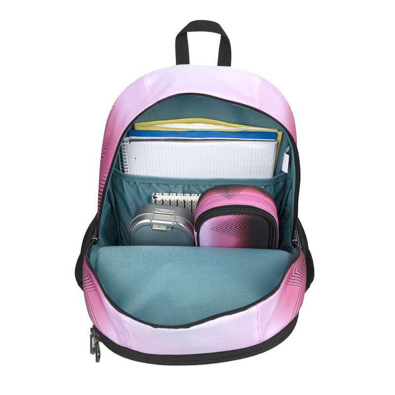 NEOXX Schulrucksack Flow Sweet like sunset Innenfach groß